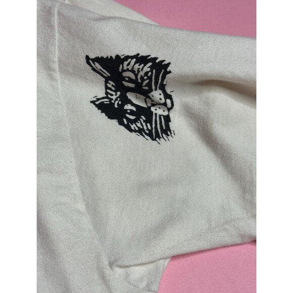 1990s STUDIO ROJA. Joe Crabtree CATS All Over Short Sleeve T Shirt. L-XL - Picture 5 of 13